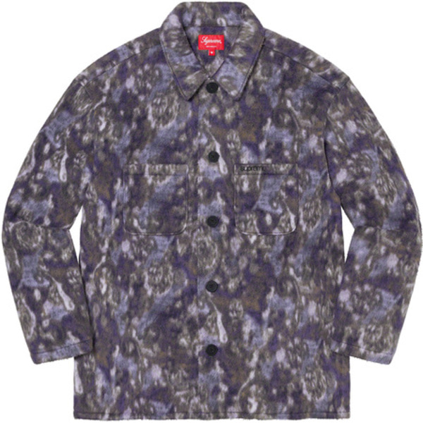 [해외] 슈프림 페이즐리 후리스 셔츠 Supreme Paisley Fleece Shirt 21FW