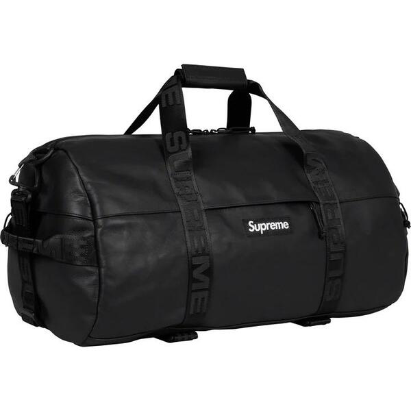 [해외] 슈프림 레더 더플백 Supreme Leather Duffle Bag 23FW