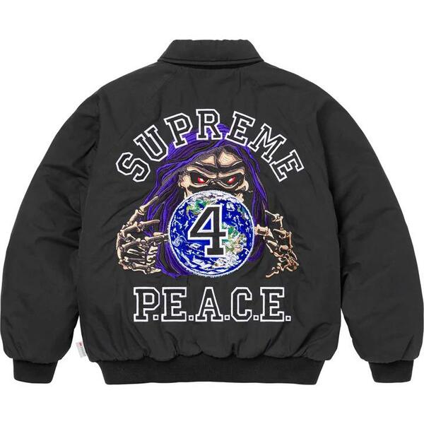[해외] 슈프림 피스 엠브로이더드 워크 자켓 Supreme Peace Embroidered Work Jacket 23FW