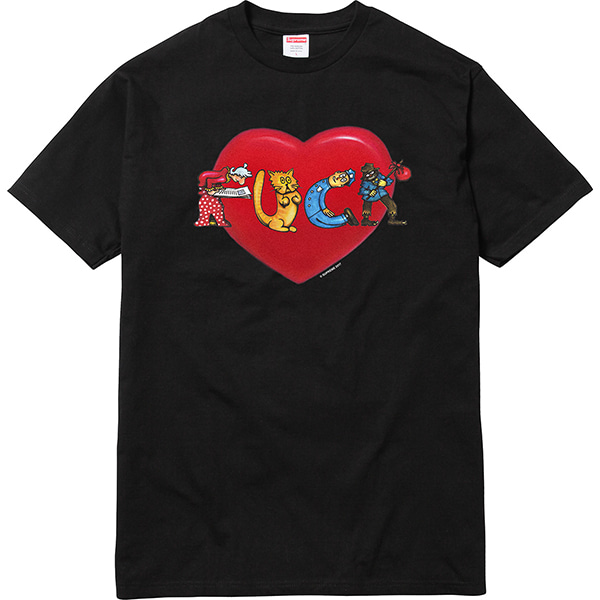 [해외] 슈프림 퍽 러브 티셔츠 Supreme Fuck Love Tee 17FW