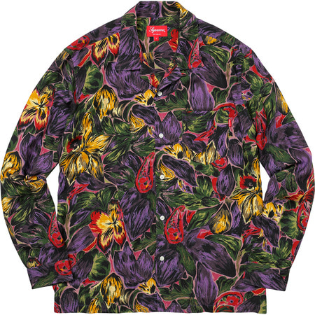 [해외] 슈프림 페인티드 플로랄 셔츠 Supreme Painted Floral Rayon Shirt 17FW