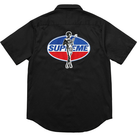 [해외] 슈프림/히스테릭 글래머 워크 셔츠 Supreme/HYSTERIC GLAMOUR S/S Work Shirt 17FW