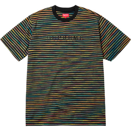 [해외] 슈프림 스태틱 스트라이프 탑 티셔츠 Supreme Static Stripe Top Tee 18SS
