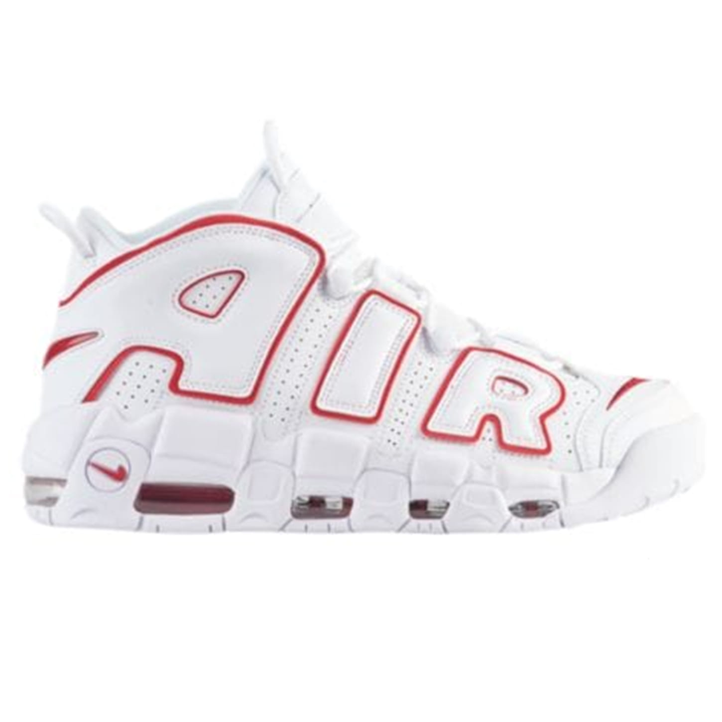 [해외] 나이키 에어 업템포 화이트 바시티 레드 Nike Air More Uptempo White Varsity Red 921948-102