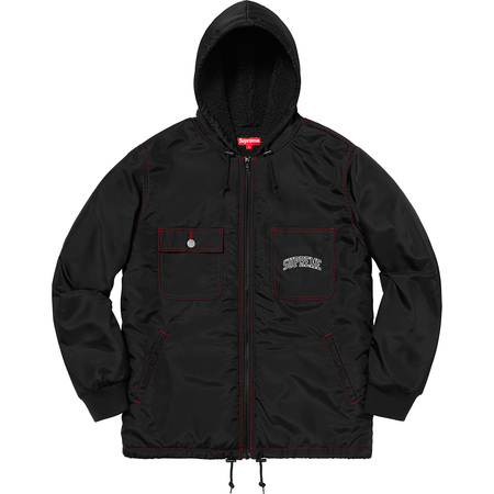 [해외] 슈프림 쉐르파 라인드 나일론 집업 자켓 Supreme Sherpa Lined Nylon Zip Up Jacket 18FW