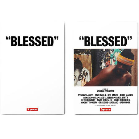 [해외] 슈프림 블레스드 DVD 포토북 Supreme Blessed DVD 19SS