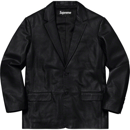 [해외] 슈프림 레더 블레이저 자켓 Supreme Leather Blazer Jacket 19SS 관세포함