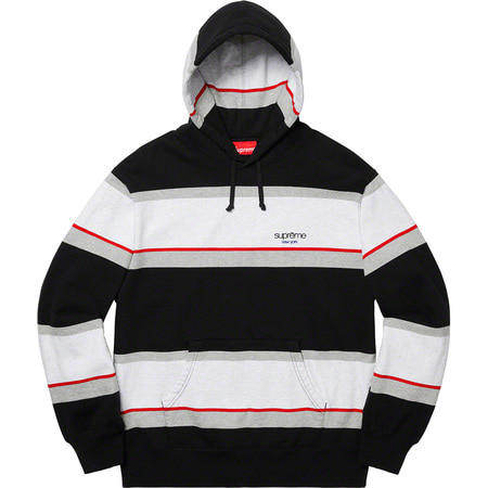 [해외] 슈프림 스트라이프 후드 Supreme Stripe Hooded Sweatshirt 19FW