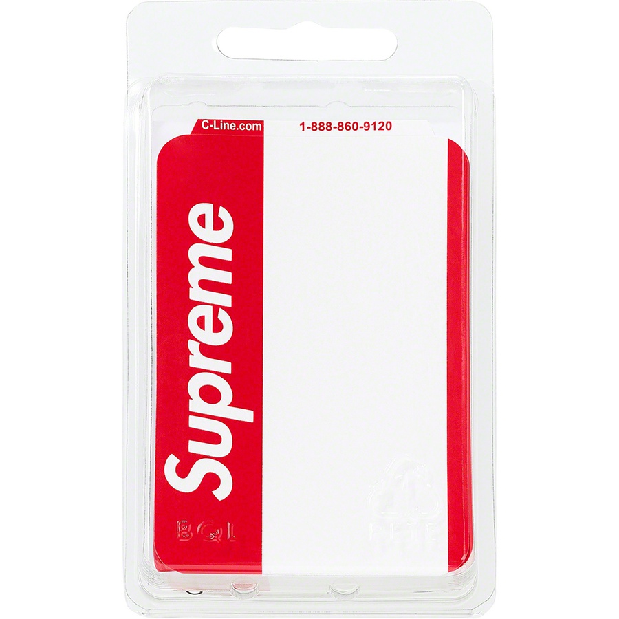 [해외] 슈프림 네임 뱃지 스티커 Supreme Name Badge Stickers Pack of 100 20FW
