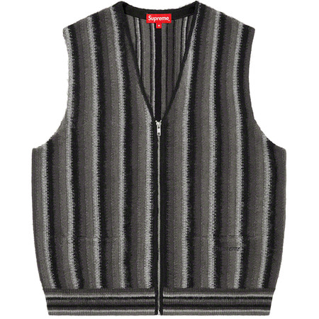 [해외] 슈프림 스트라이프 스웨터 베스트 Supreme Stripe Sweater Vest 21SS