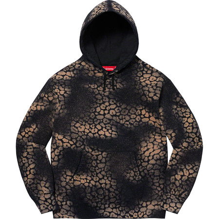 [해외] 슈프림 블리치드 레오파드 후드 Supreme Bleached Leopard Hooded Sweatshirt 21FW