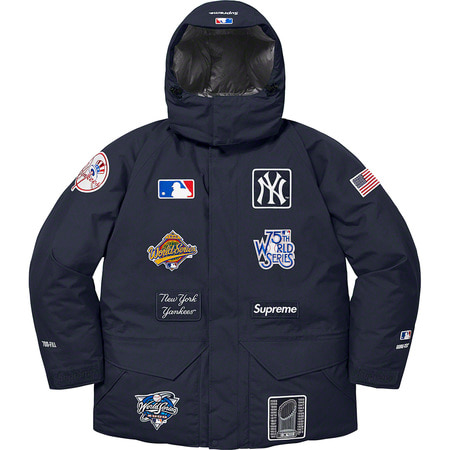 [해외] 슈프림 뉴욕 양키스 고어텍스 700-필 다운 자켓 Supreme New York Yankees GORE-TEX 700-Fill Down Jacket 21FW