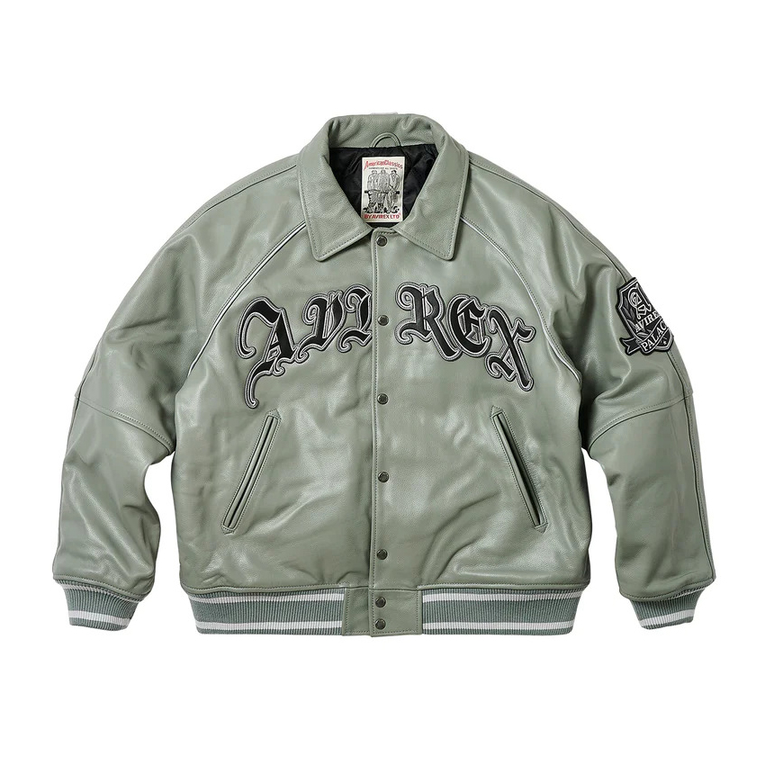[해외] 팔라스 아비렉스 레더 자켓 Palace Avirex Leather Jacket 23FW 관세포함