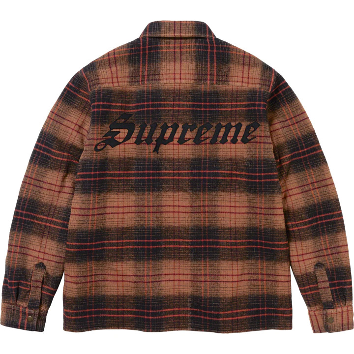 [해외] 슈프림 라인드 플란넬 스냅 셔츠 Supreme Lined Flannel Snap Shirt 23FW