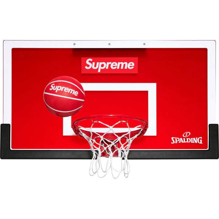 [해외] 슈프림 스팔딩 미니 바스켓볼 훕 Supreme Spalding Mini Basketball Hoop 23FW