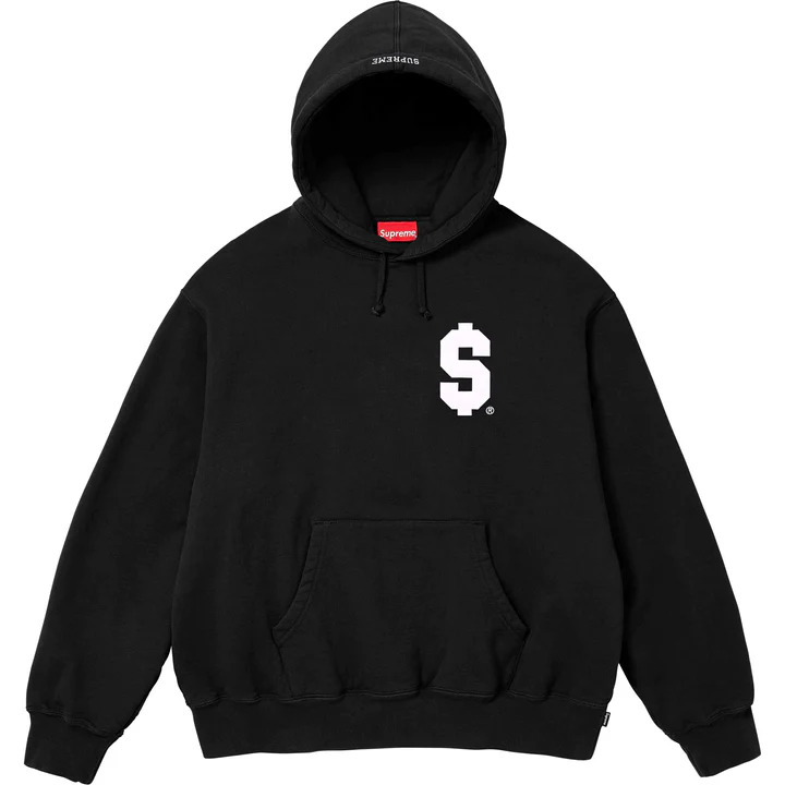 [해외] 슈프림 S 달러 후드 Supreme $ Hooded Sweatshirt 24SS