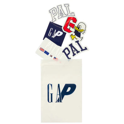 [해외] 팔라스 갭 스티커 팩 Palace GAP Sticker Pack 24SS